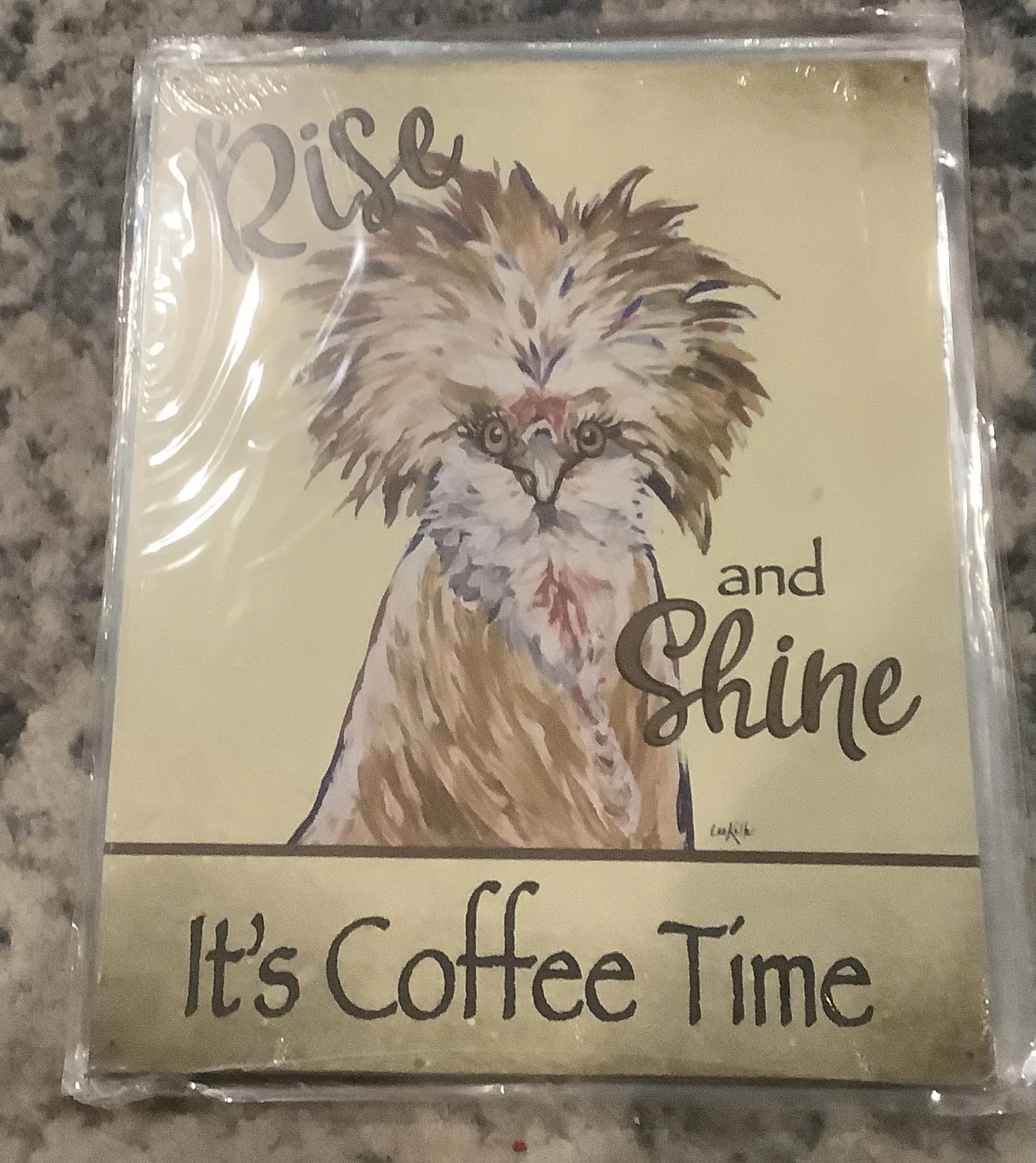 Rise And Shine It’s Coffee Time - Tin Signs Metal Sign