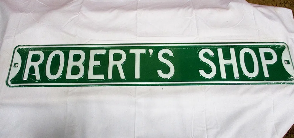Robert's Shop - Street Signs Metal Sign