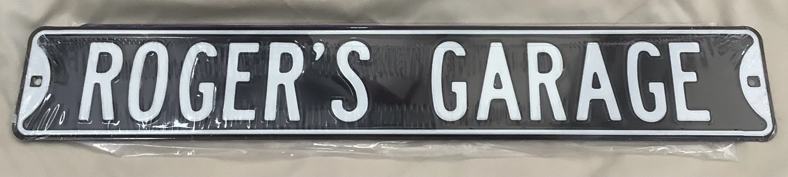 Roger’s Garage - Street Signs Metal Sign