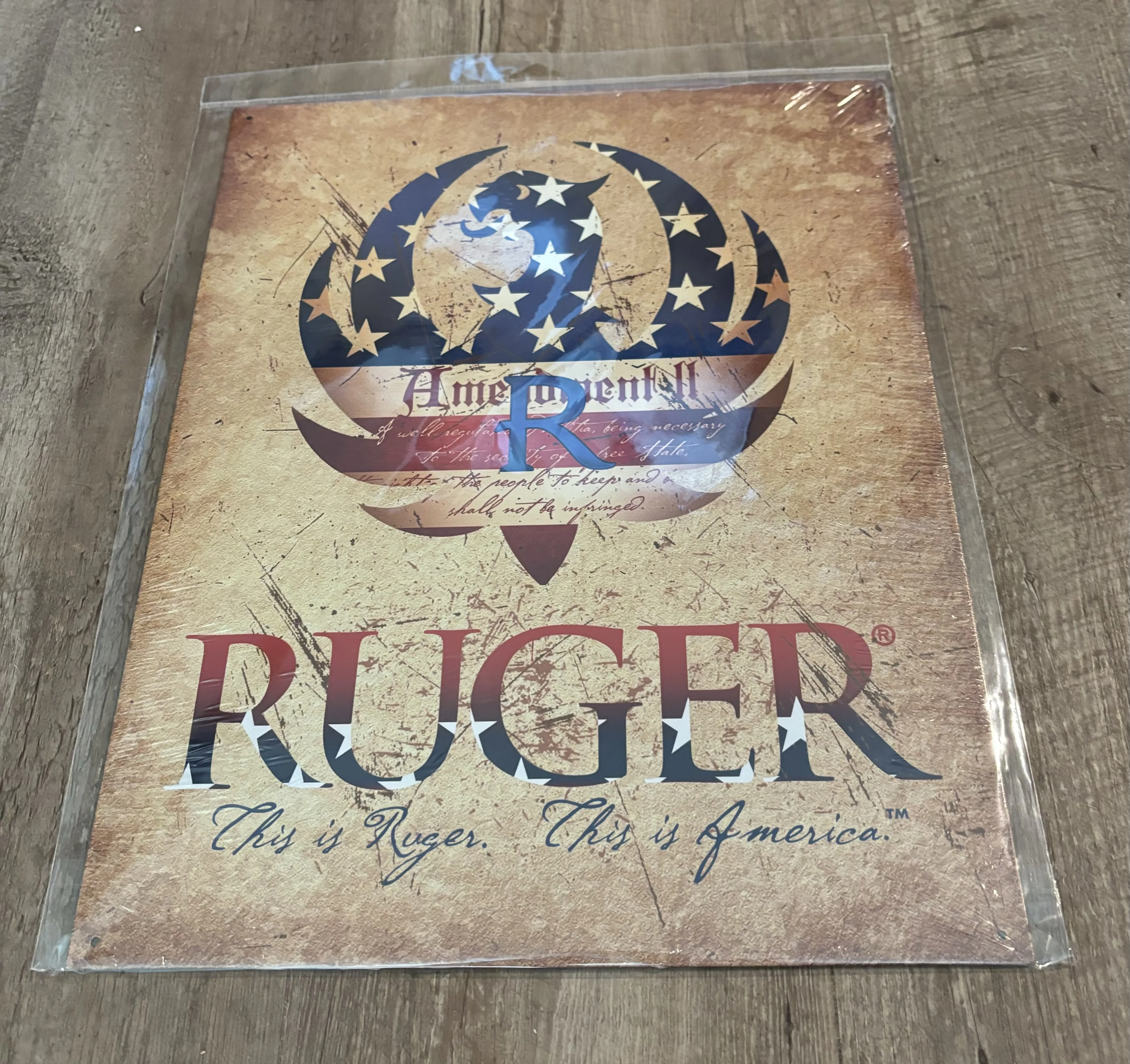 Ruger-2nd Amendment - Patriotic Metal Sign