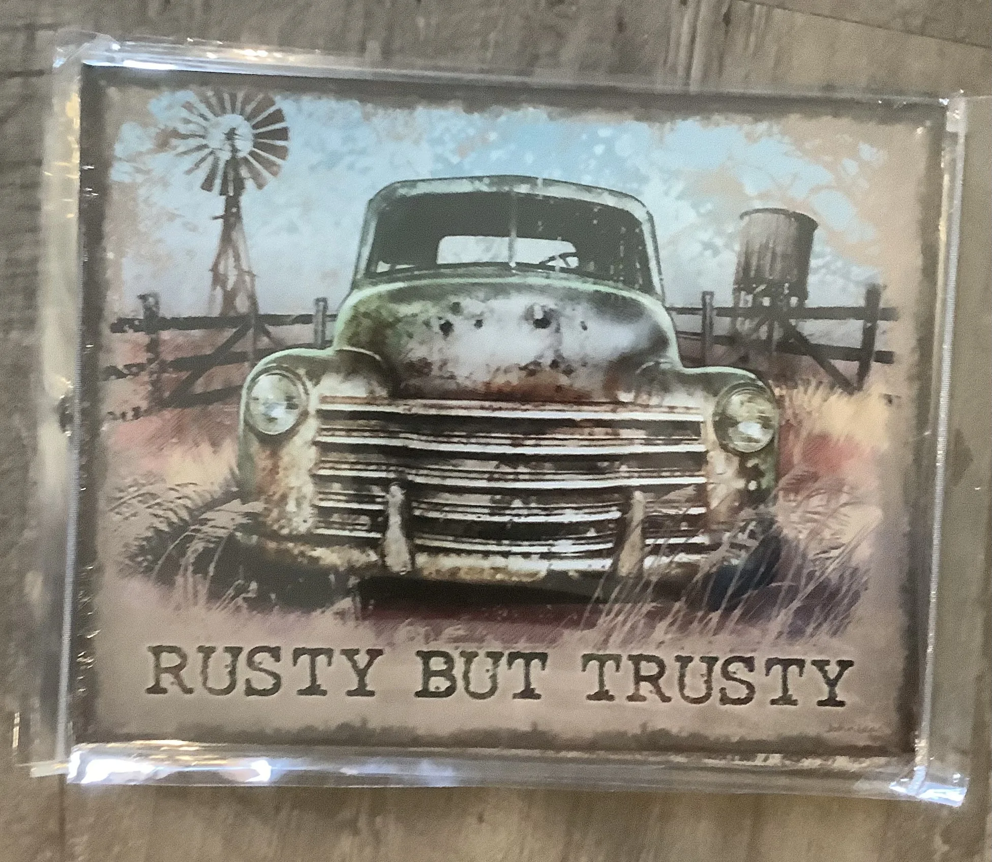 Rusty But Trusty - Tin Signs Metal Sign