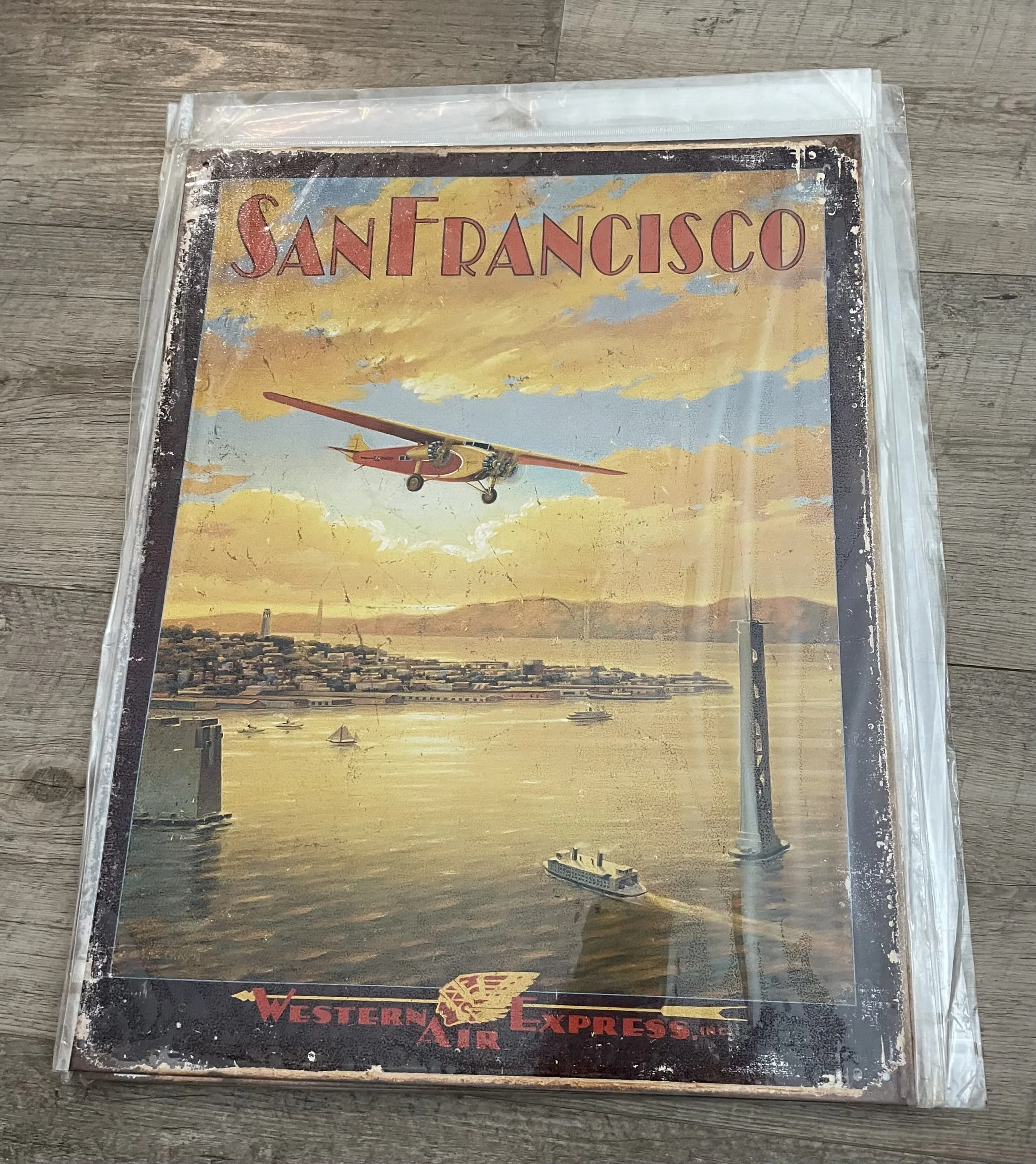 San Francisco-Western Air Express - Tin Signs Metal Sign
