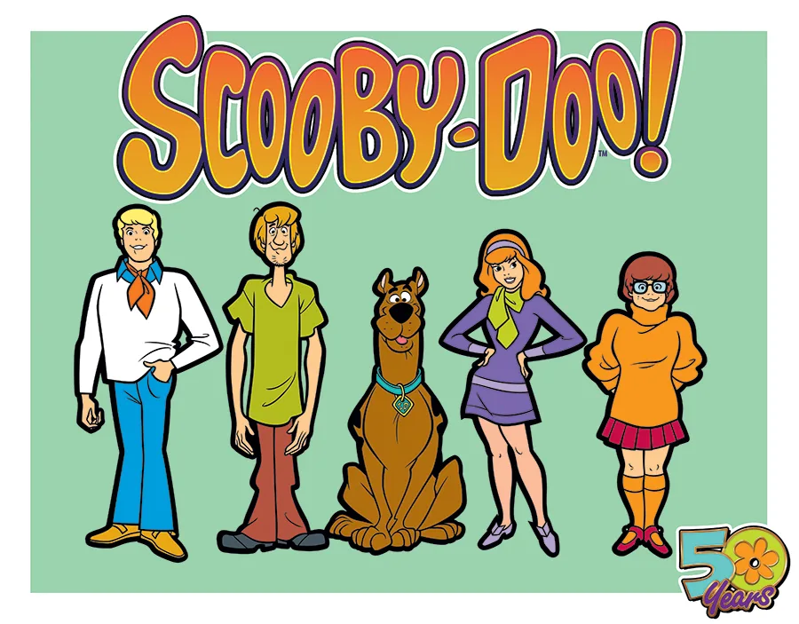 Scooby Doo - 50 years - Tin Signs Metal Sign