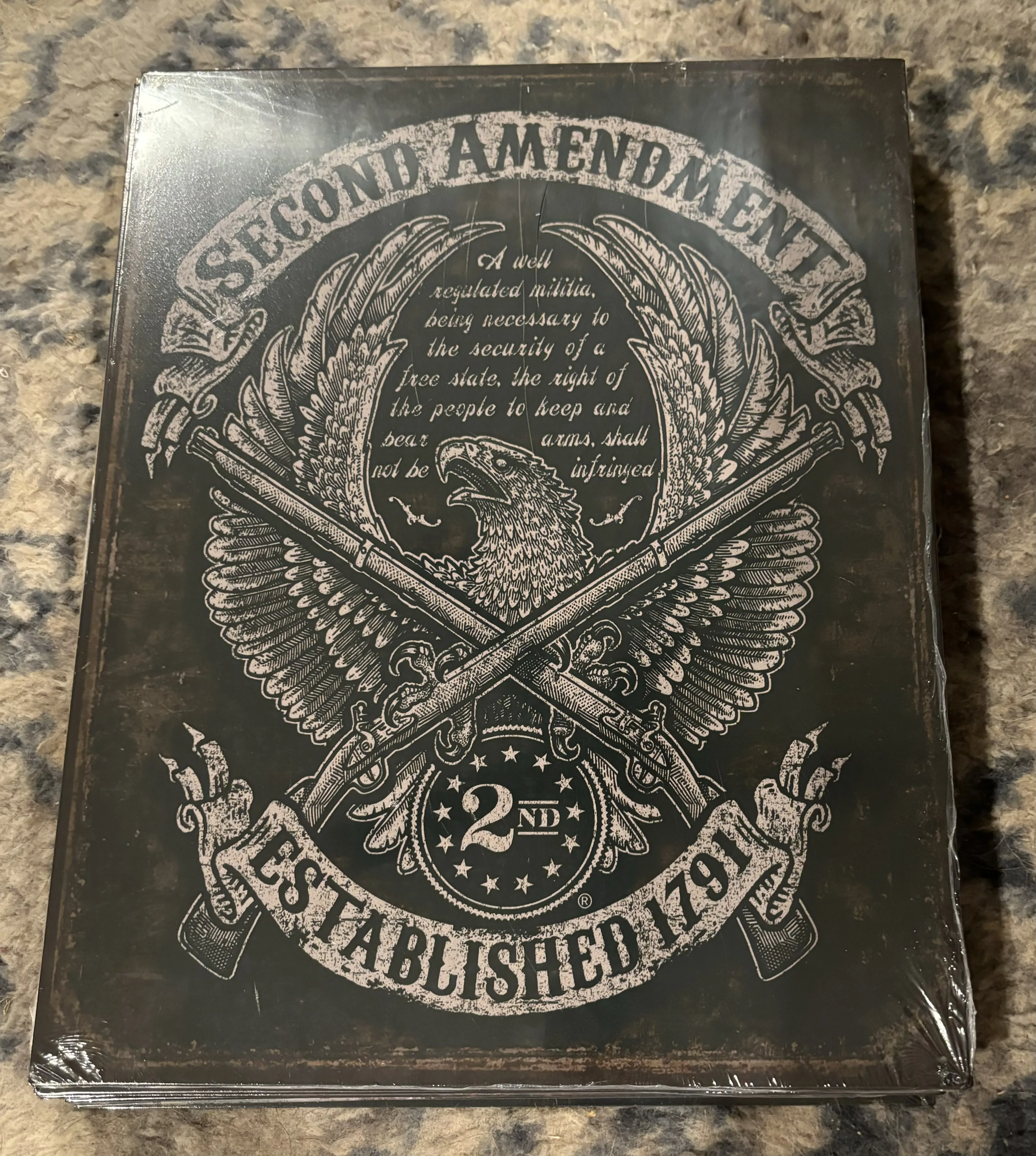 Second Amendment-Established 1791 - Tin Signs Metal Sign