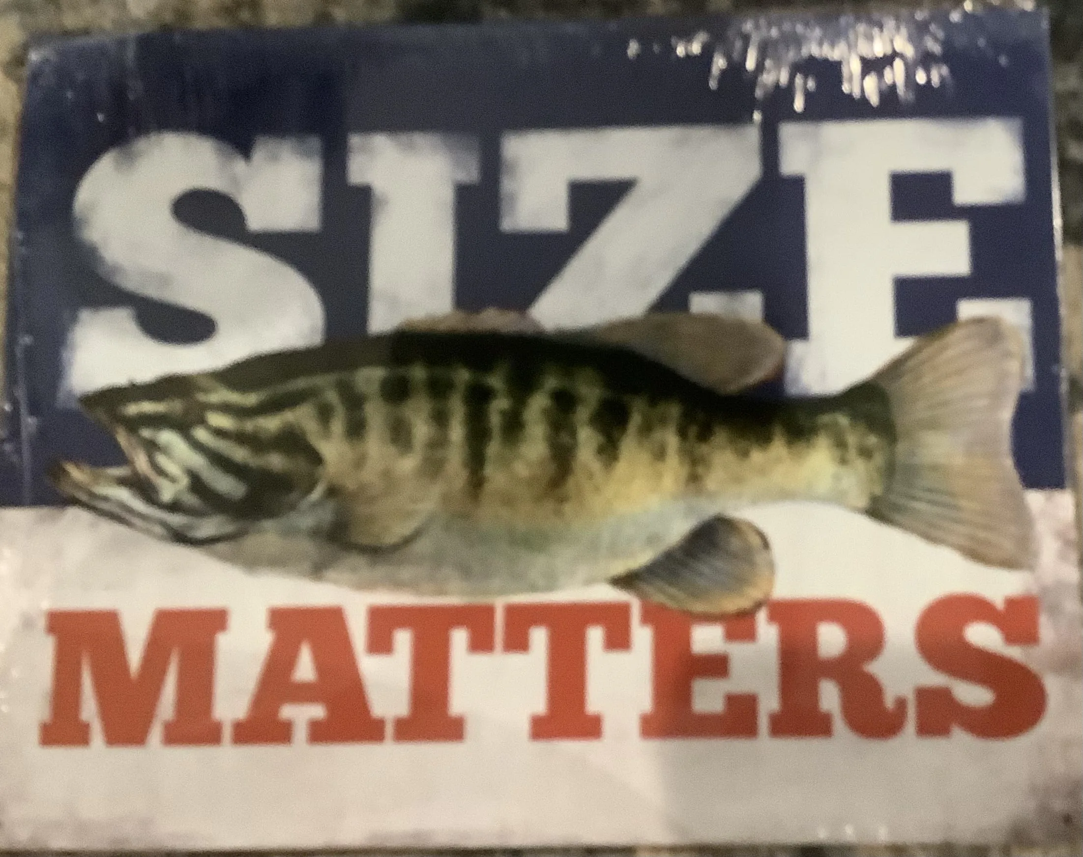 Size Matters - Tin Signs Metal Sign