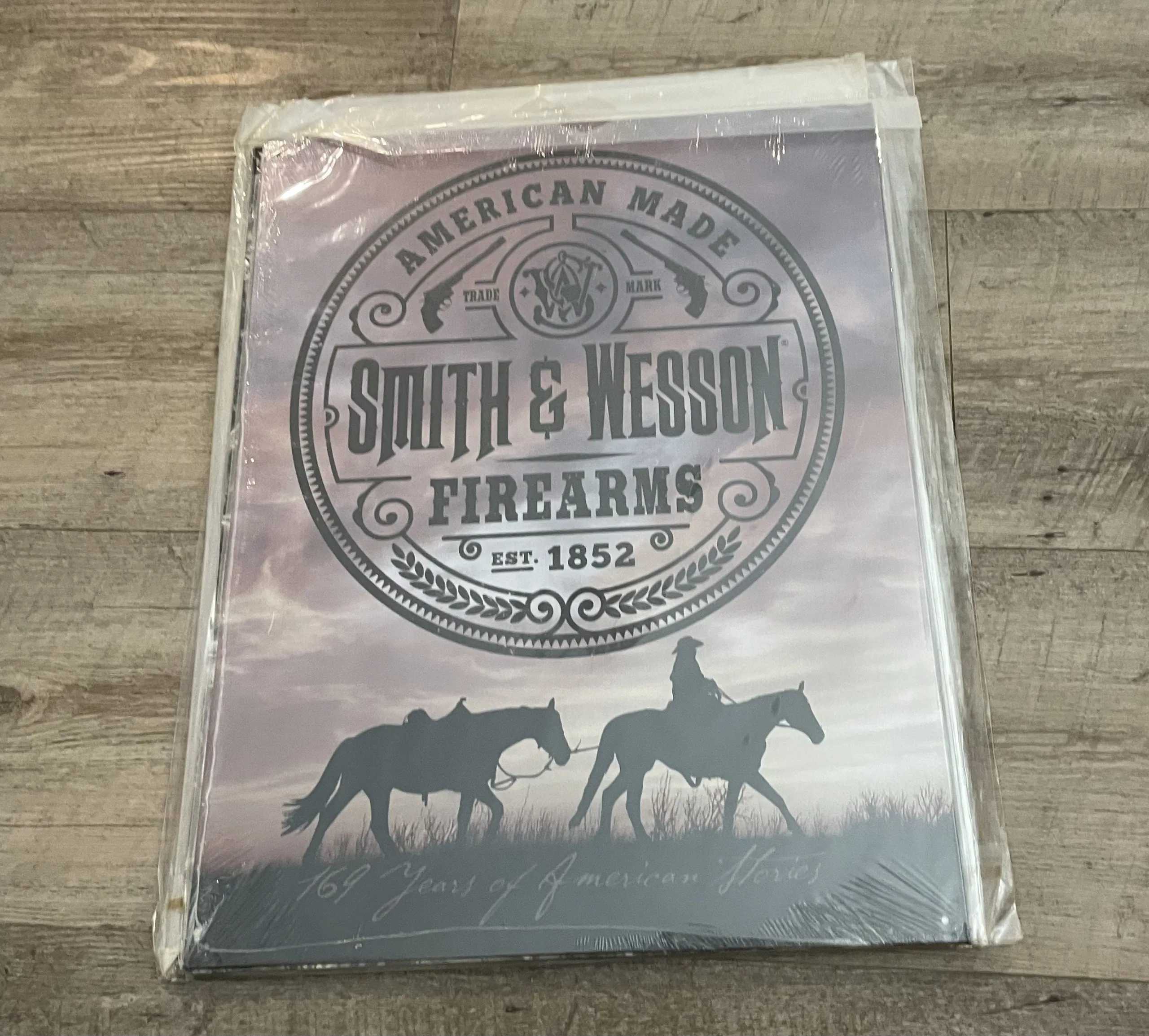 Smith & Wesson Firearms American Made-Est. 1852 - Guns Metal Sign
