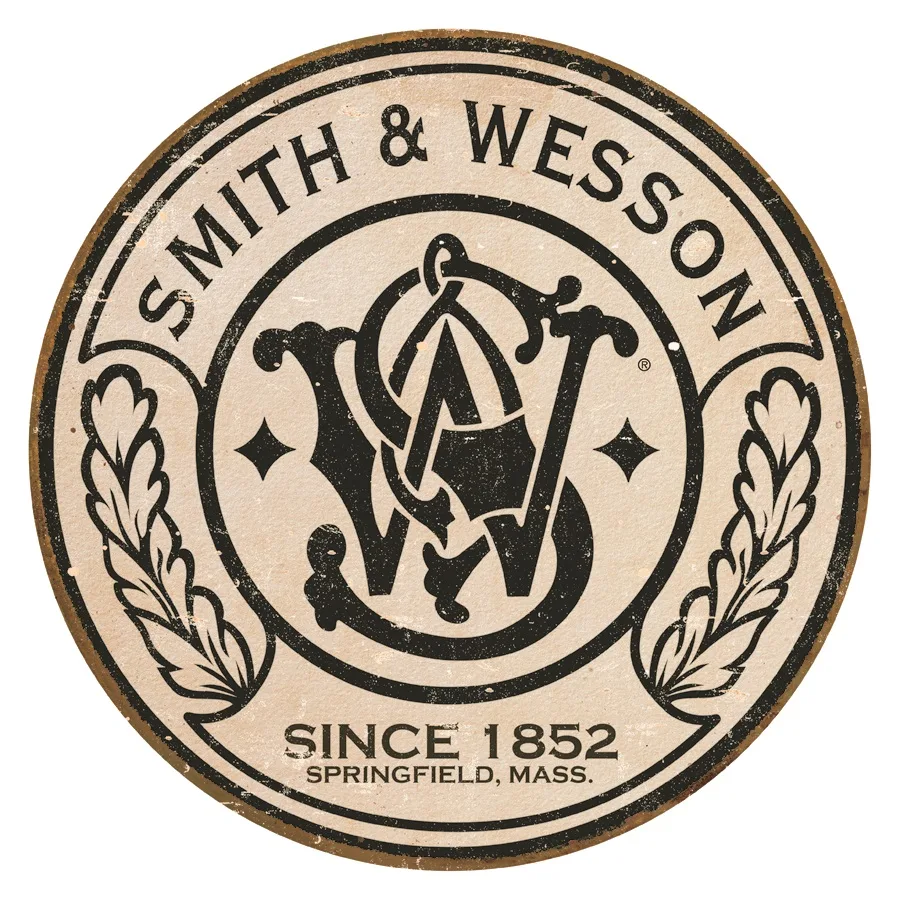 Smith & Wesson Since 1852 (Round) - Tin Signs Metal Sign