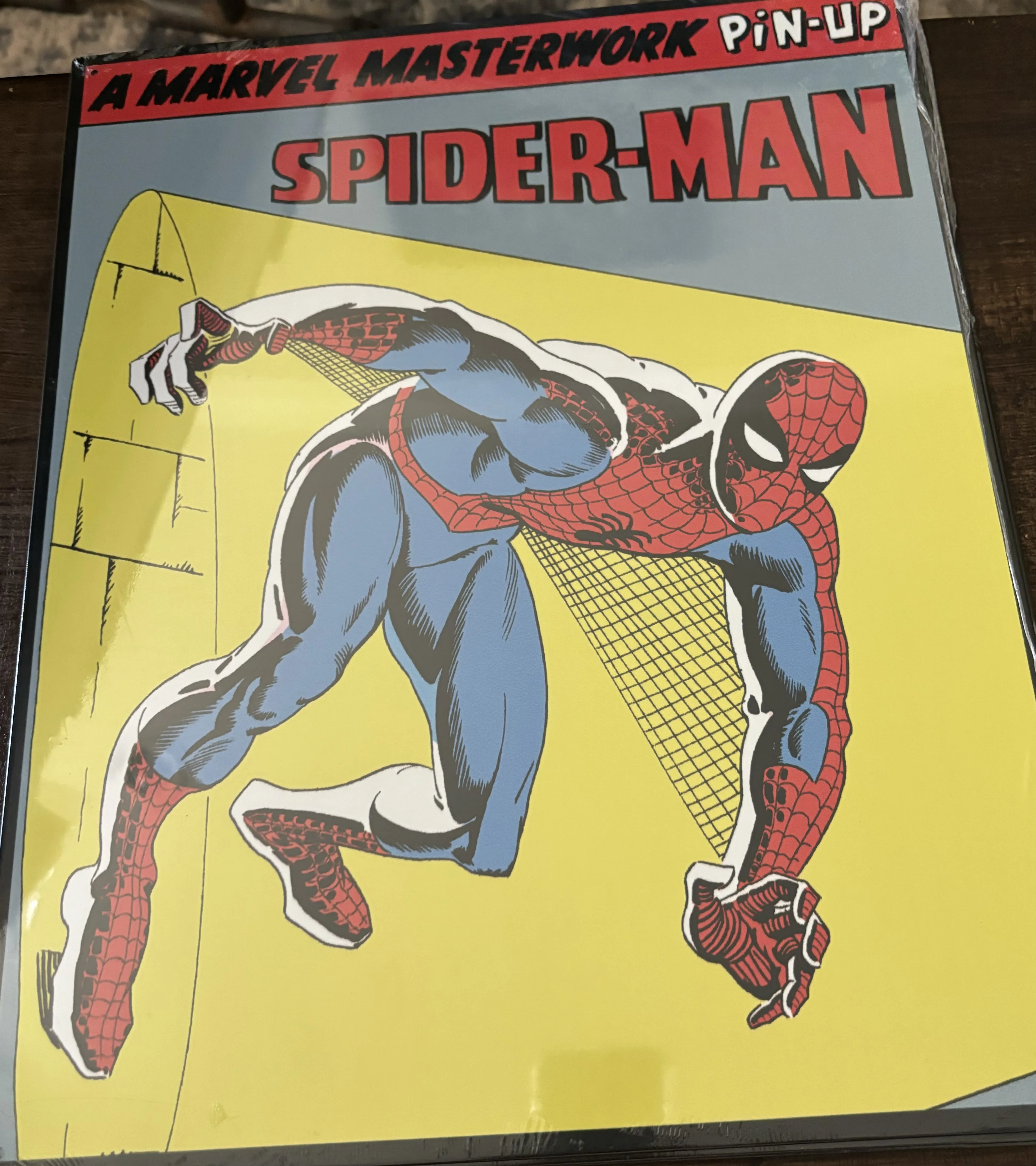 Spiderman-A Marvel Masterwork Pin-Up - Tin Signs Metal Sign