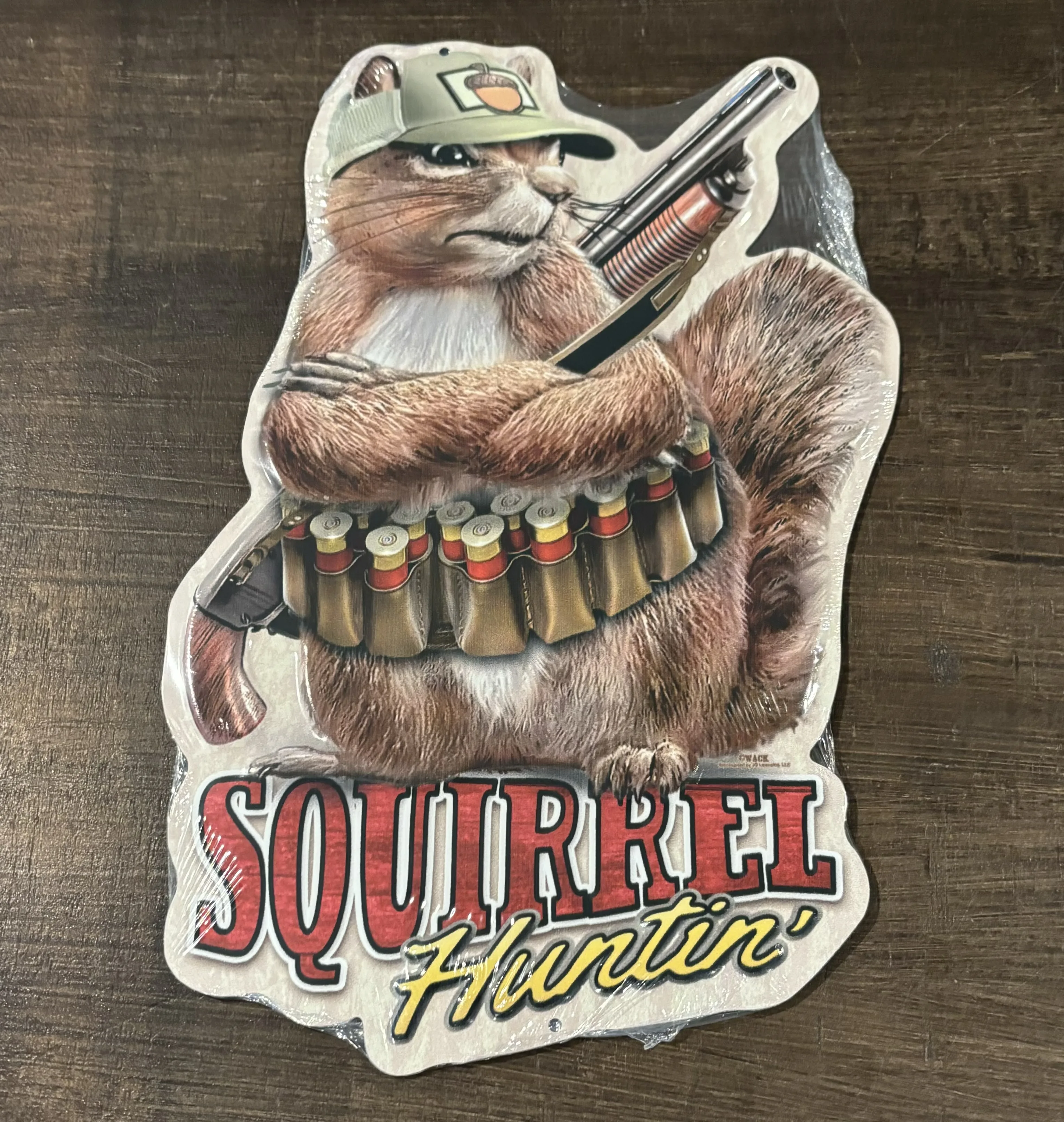Squirrel Huntin' - Hunting & Fishing Metal Sign