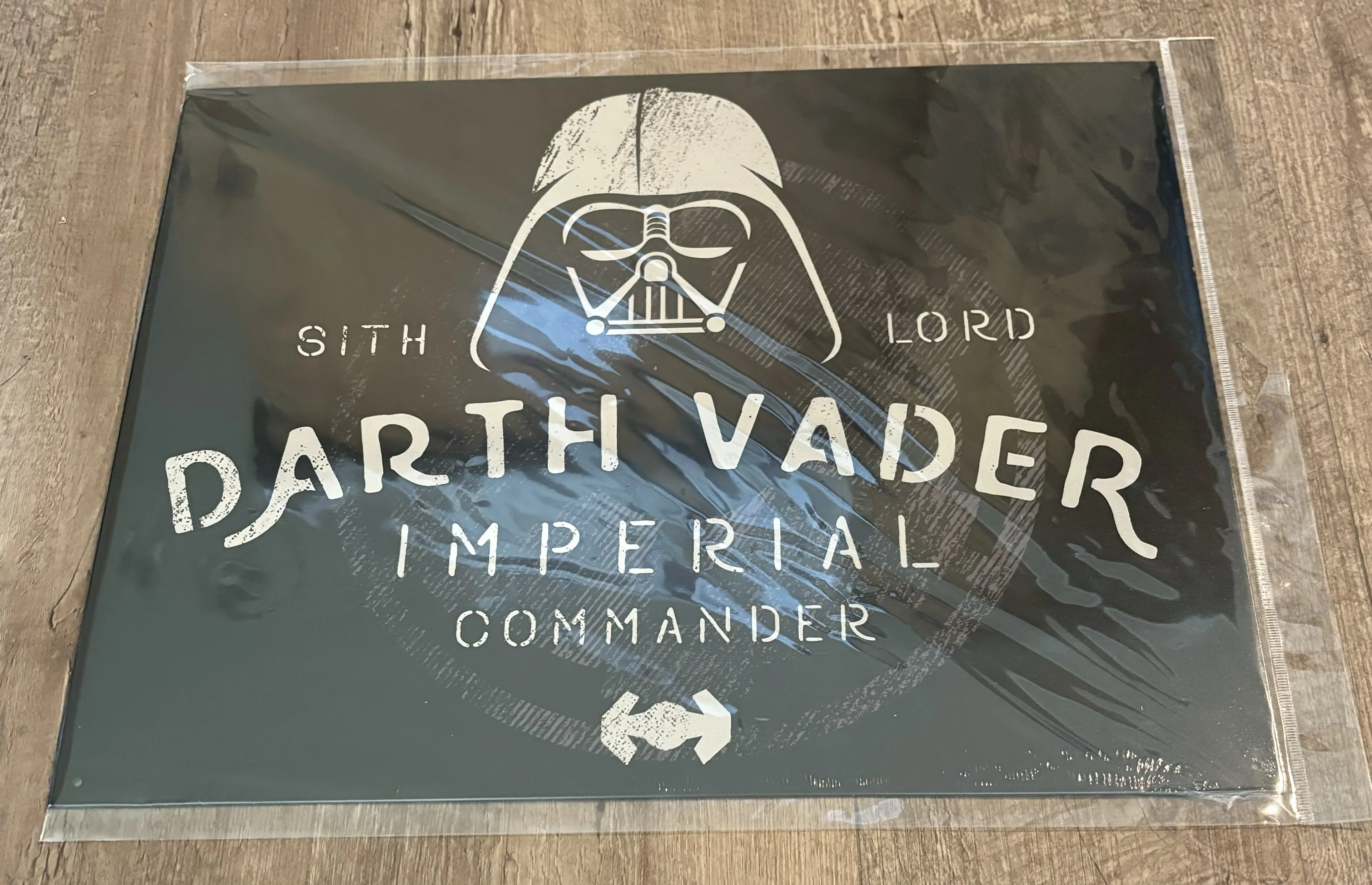 Star Wars-Darth Vader-Sith Lord-Imperial Commander - Star Wars Metal Sign