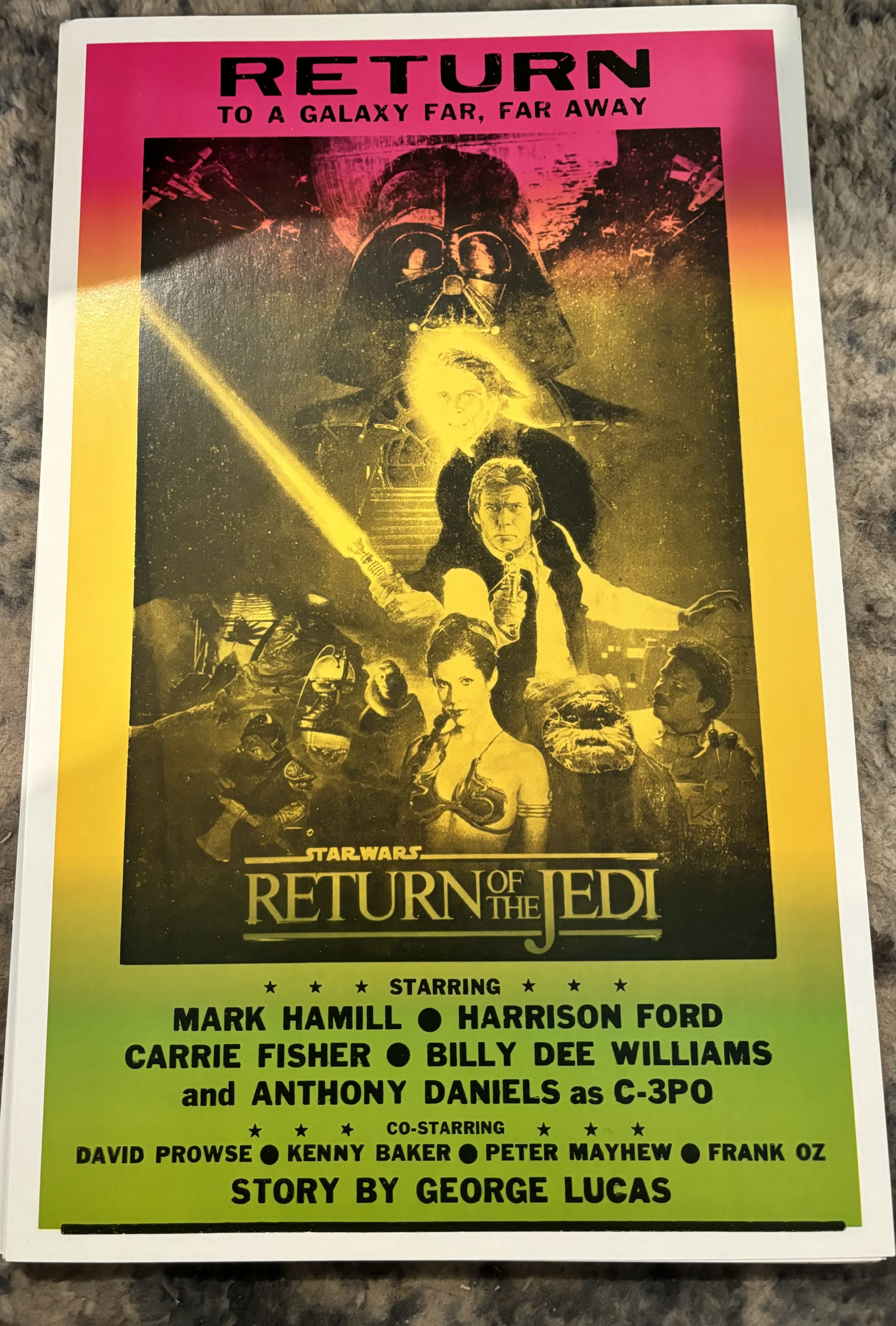 Star Wars-Return Of The Jedi - Concert Posters Metal Sign