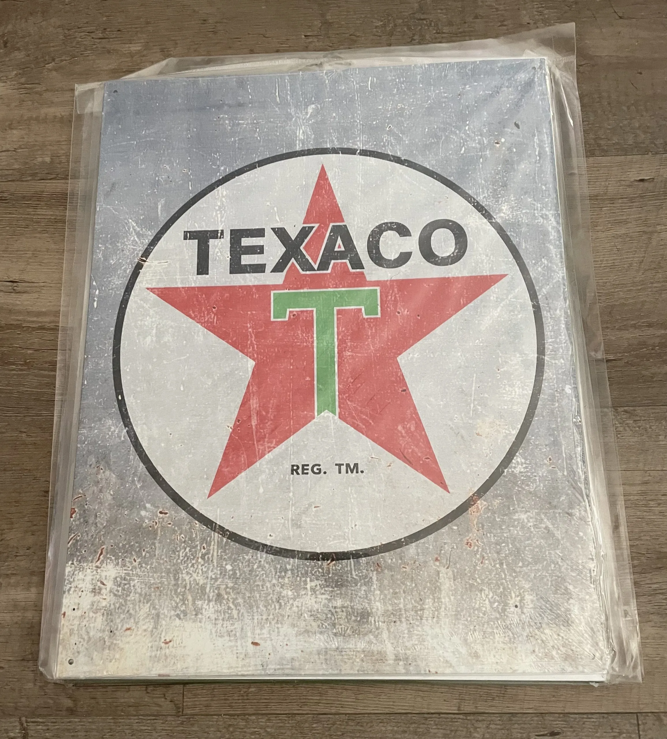 Texaco (Grey Weathered) - Tin Signs Metal Sign