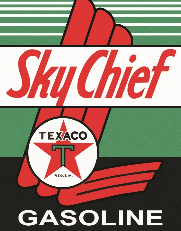 Texaco Sky Chief - Tin Signs Metal Sign