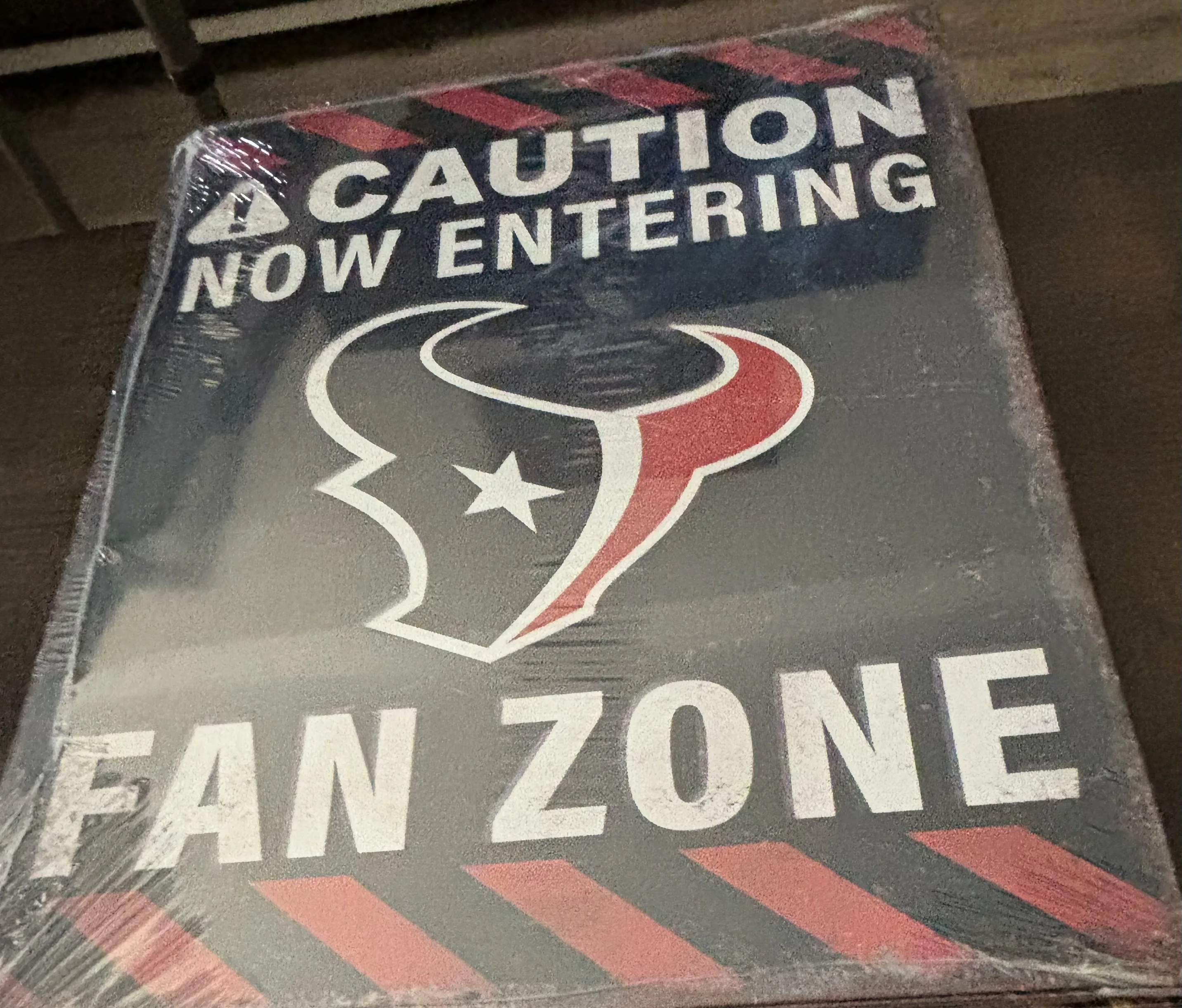 Texans-Fan Zone - Tin Signs Metal Sign