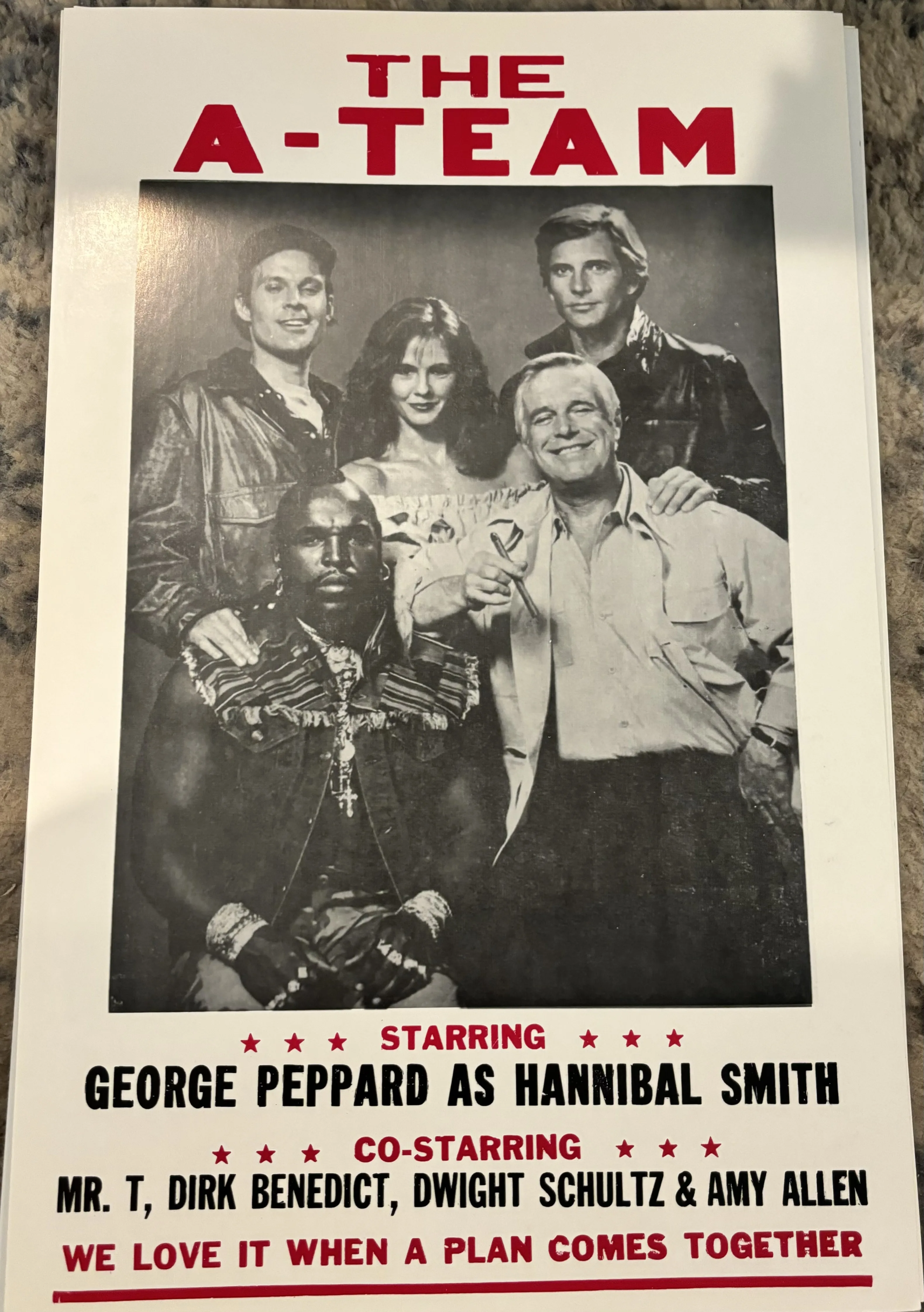 The A-Team - Concert Posters Metal Sign