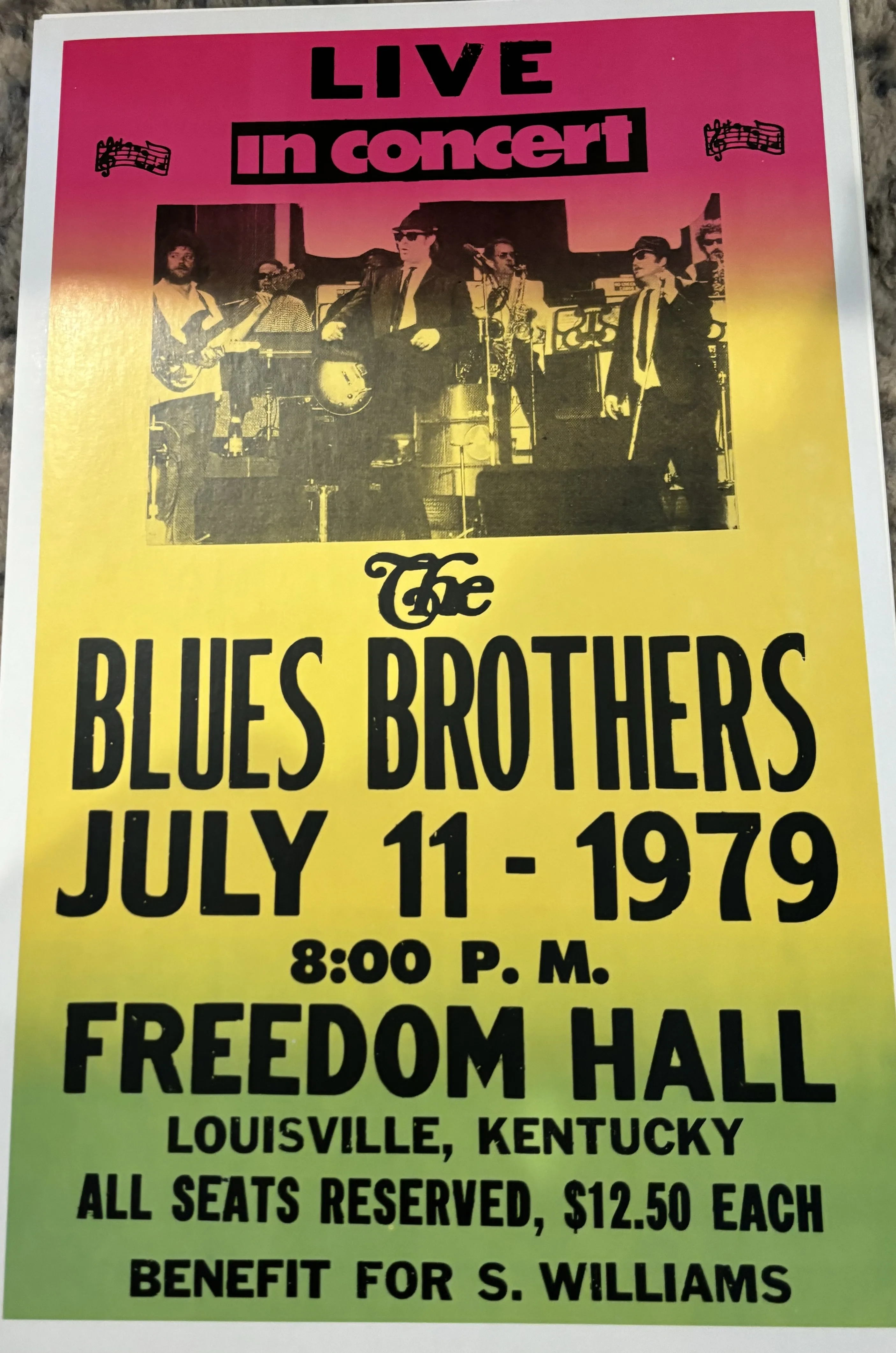 The Blues Brothers-Freedom Hall-July 11-1979 - Concert Posters Metal Sign