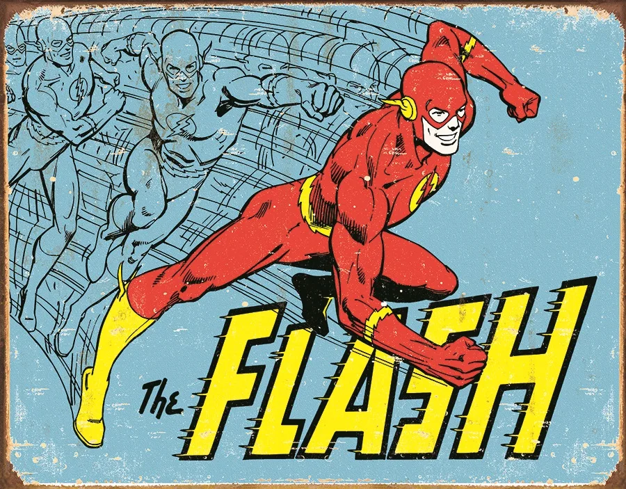 The Flash - Retro - Tin Signs Metal Sign
