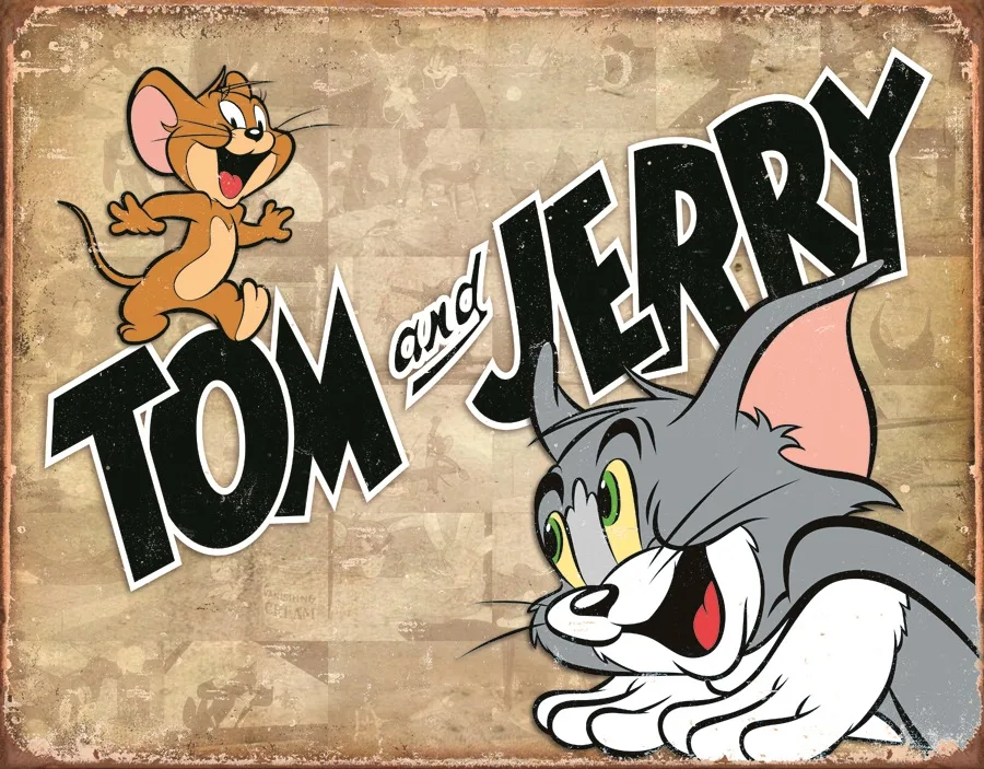 Tom & Jerry - Tin Signs Metal Sign