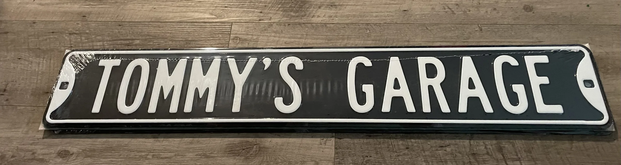 Tommy's Garage - Street Signs Metal Sign
