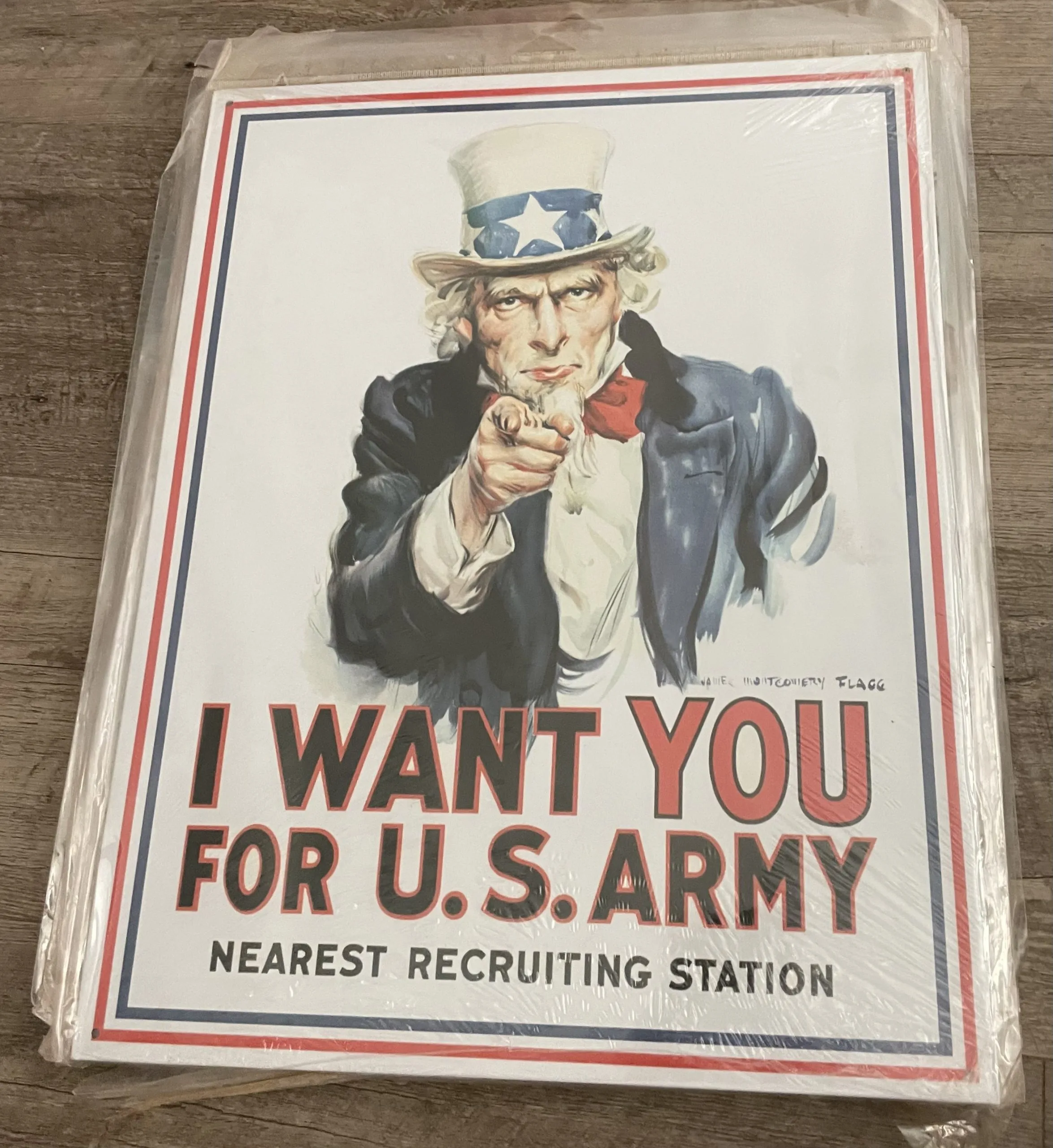Uncle Sam-I Want You For U.S. Army - Tin Signs Metal Sign