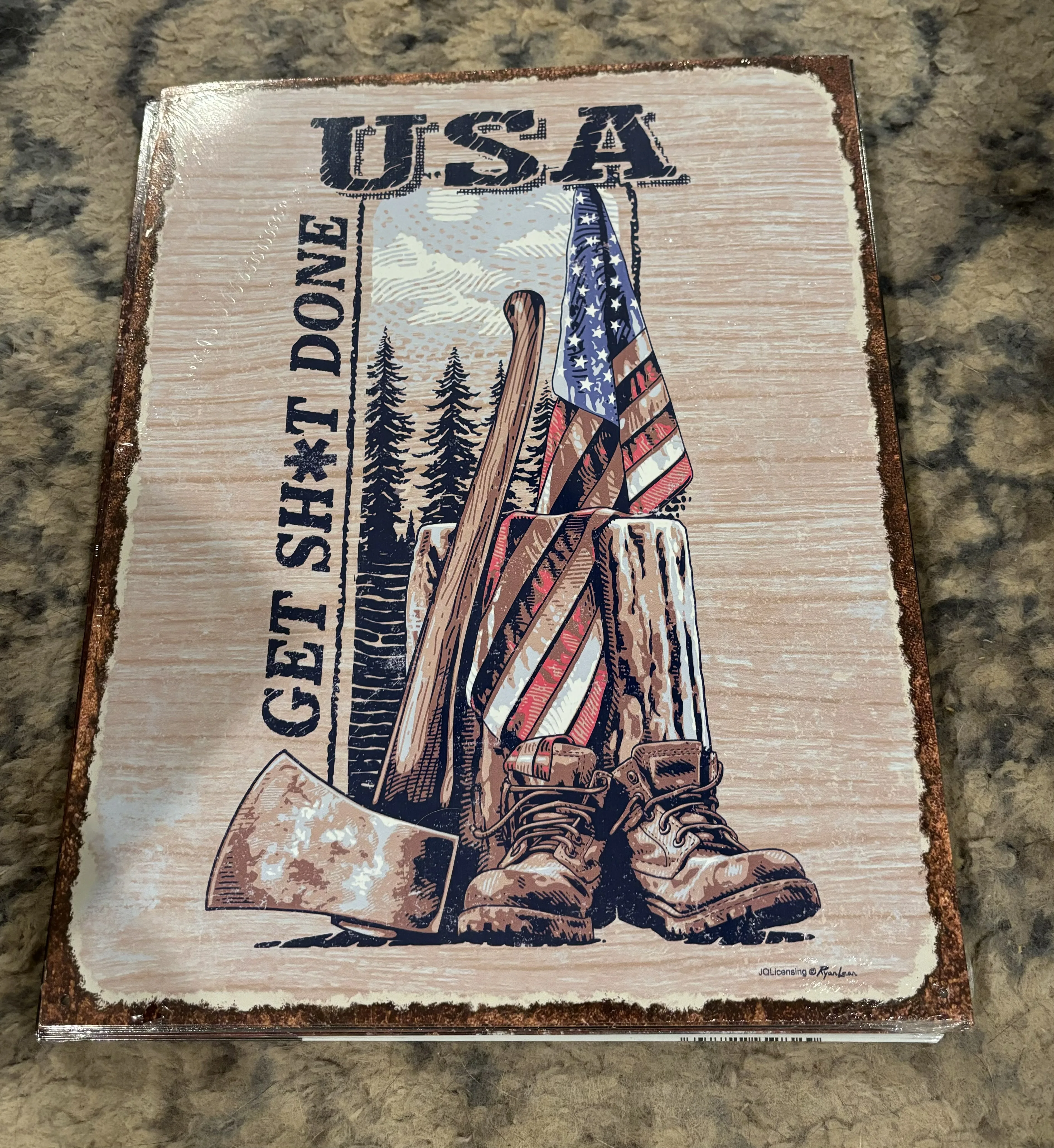 USA-Get Sh*t Done - Tin Signs Metal Sign