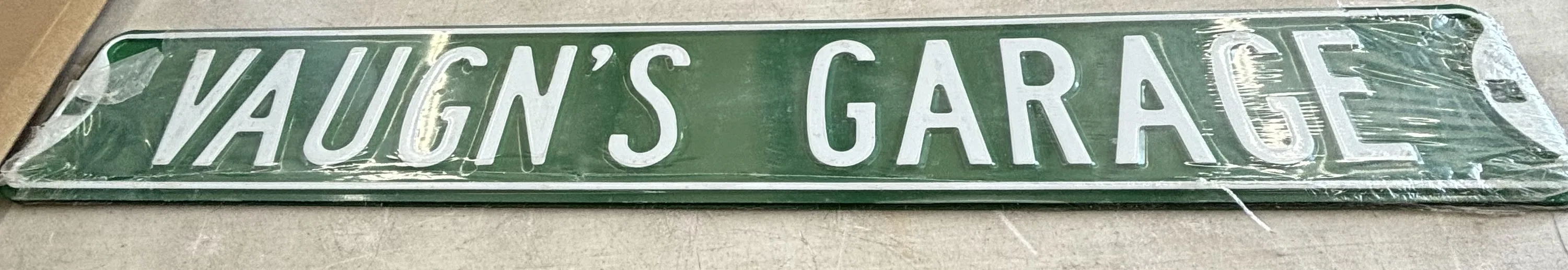Vaugn's Garage - Street Signs Metal Sign