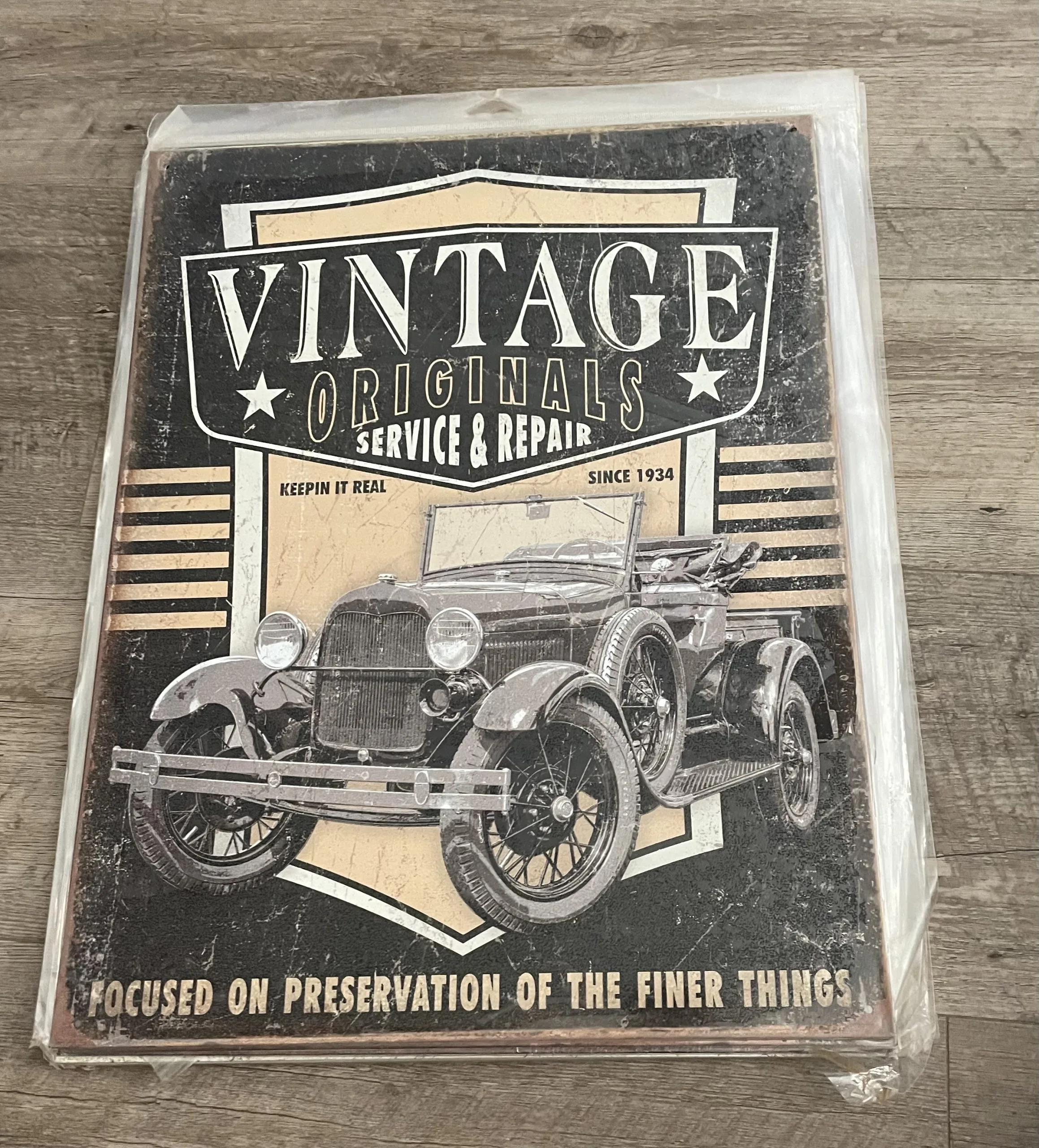 Vintage Originals Service & Repair Focused On Preservation Of The Finer Things - Tin Signs Metal Sign