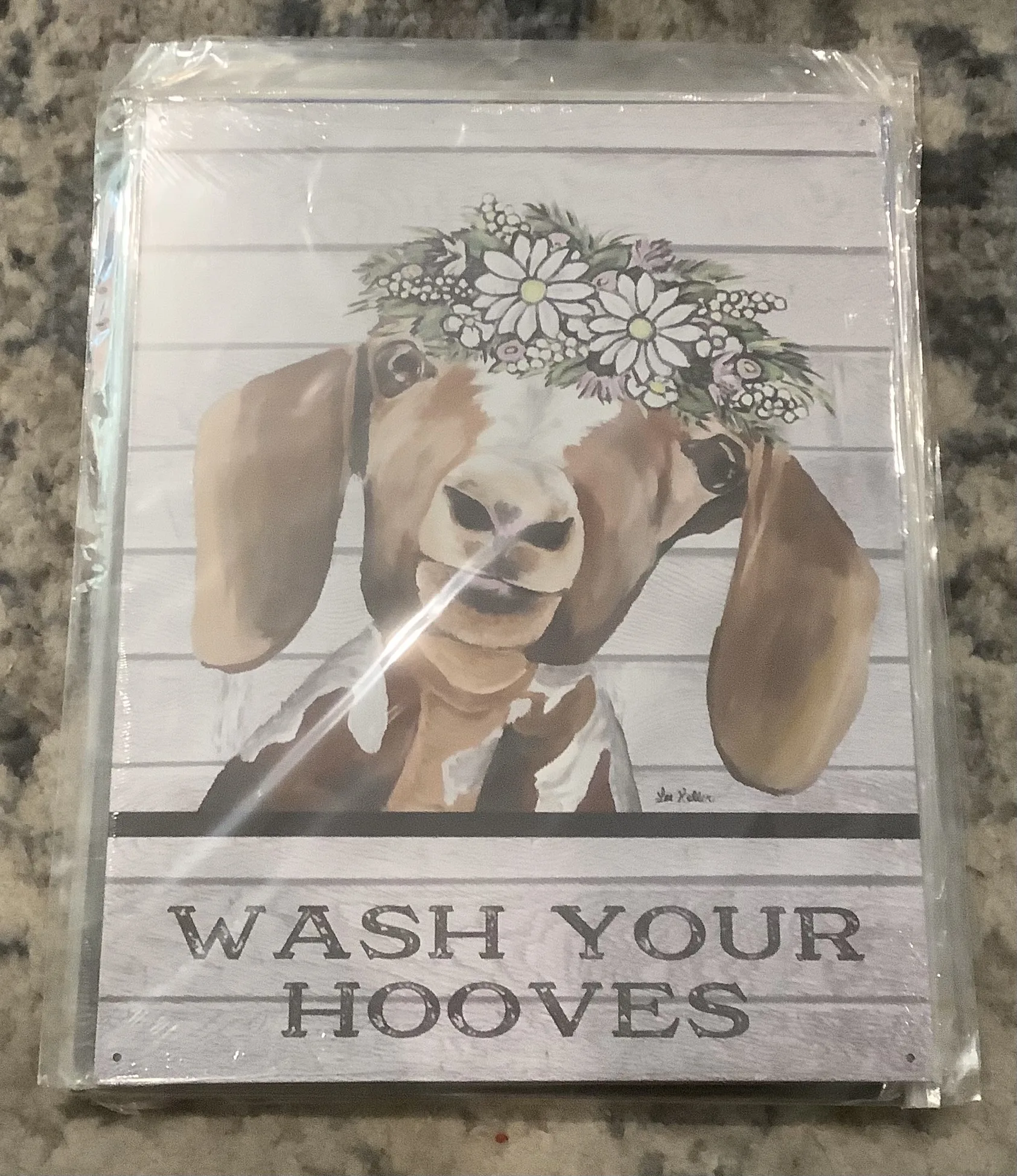 Wash Your Hooves - Tin Signs Metal Sign