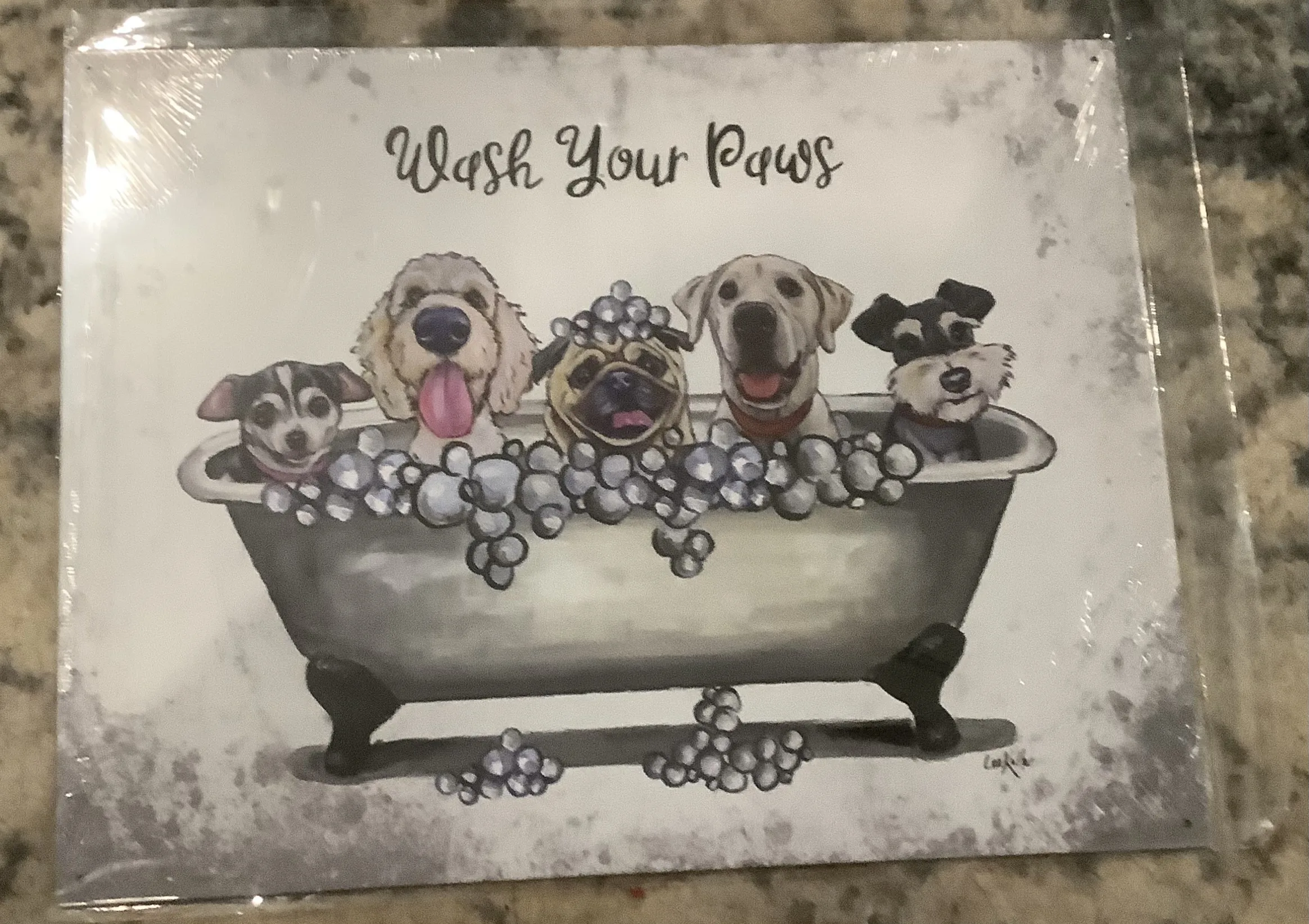Wash Your Paws - Tin Signs Metal Sign