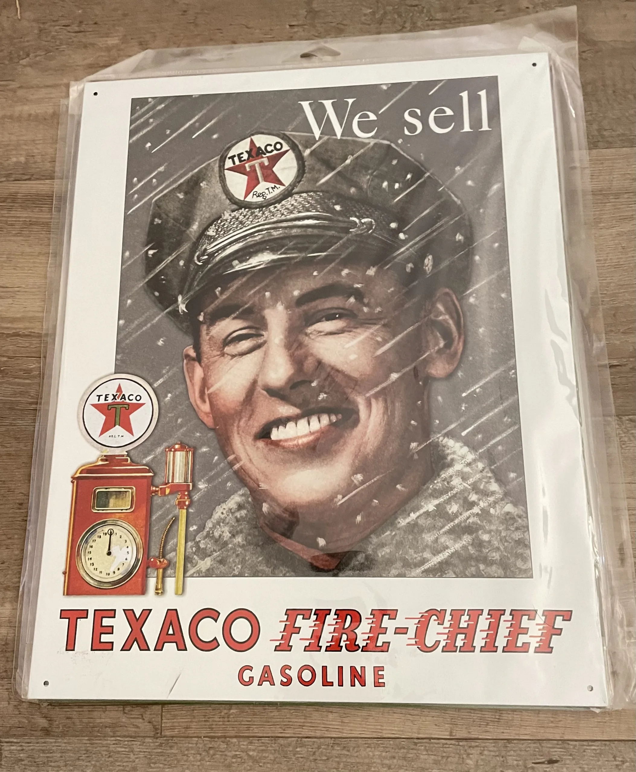 We Sell Texaco Fire-Chief Gasoline - Tin Signs Metal Sign