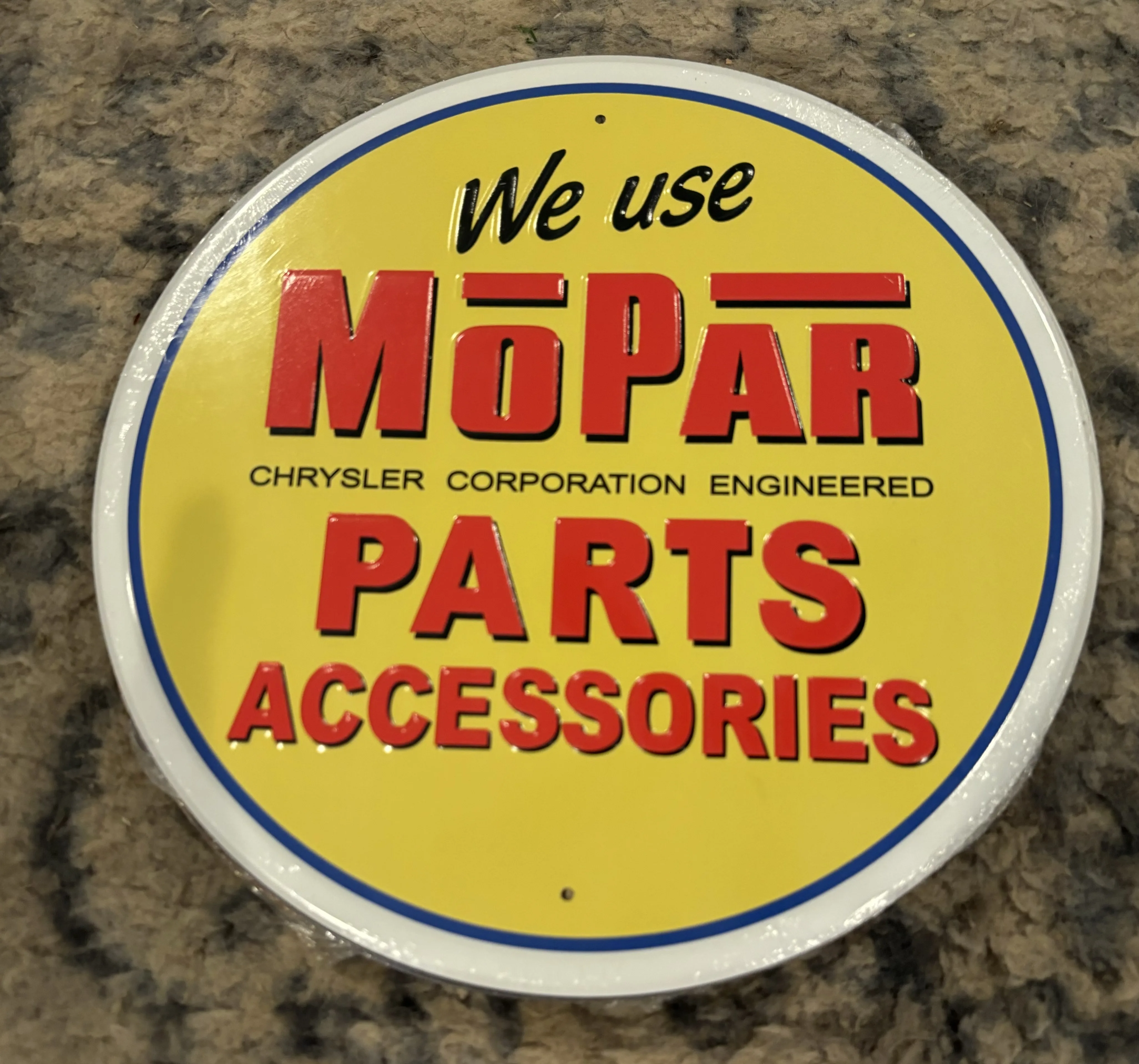 We Use Mopar Parts/Accesories - Tin Signs Metal Sign