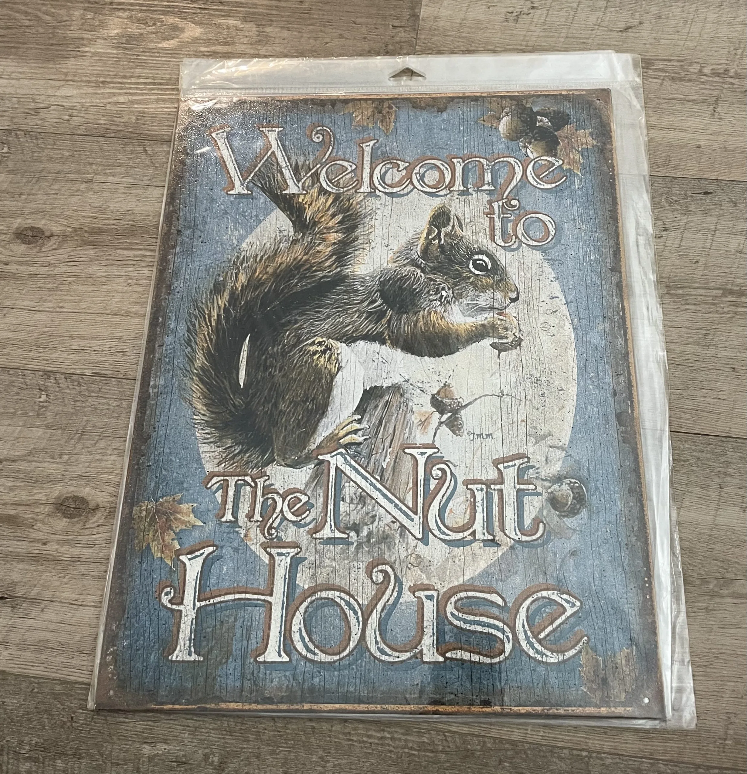 Welcome To The Nut House (Squirrel) - Tin Signs Metal Sign