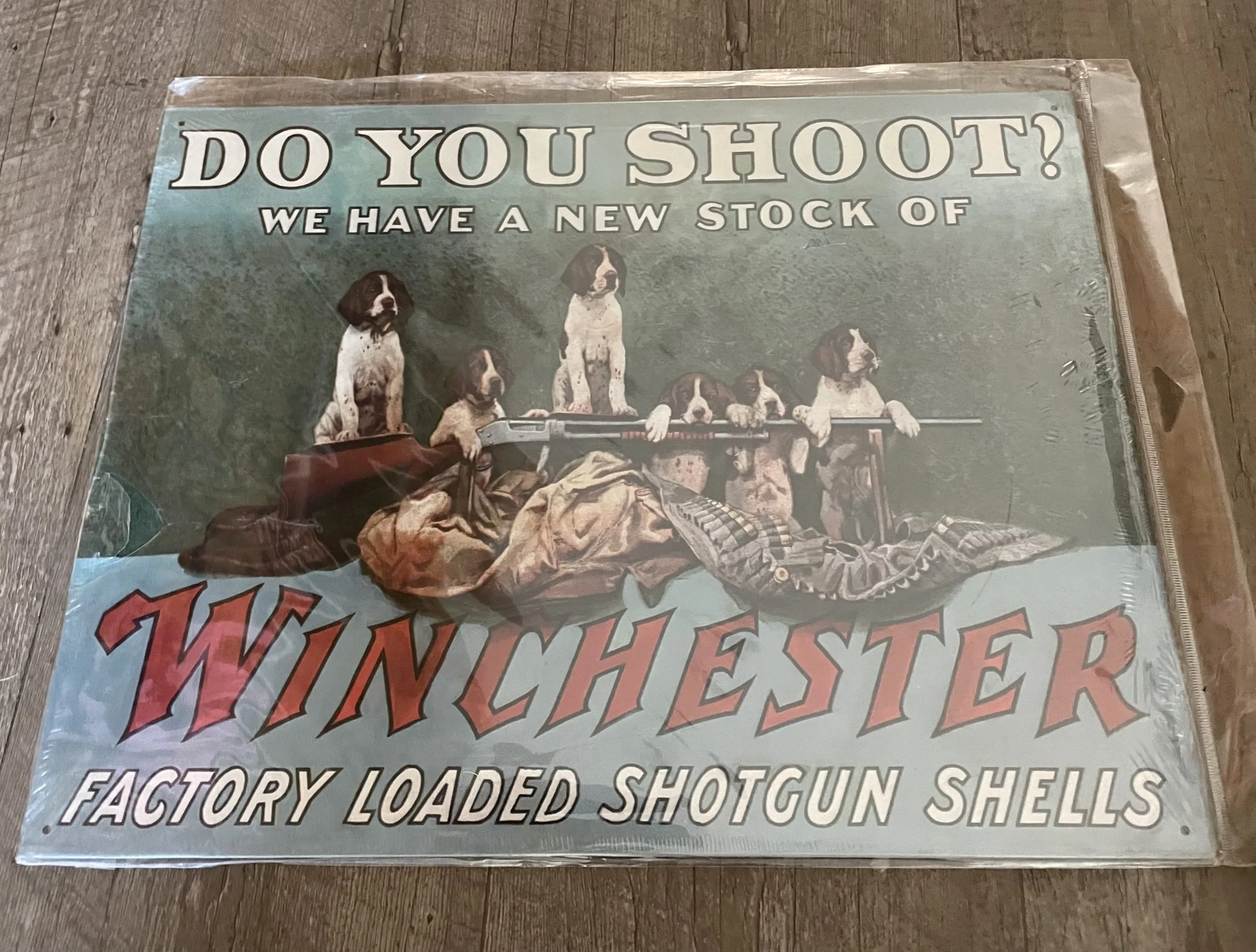 Winchester-Do You Shoot - Tin Signs Metal Sign