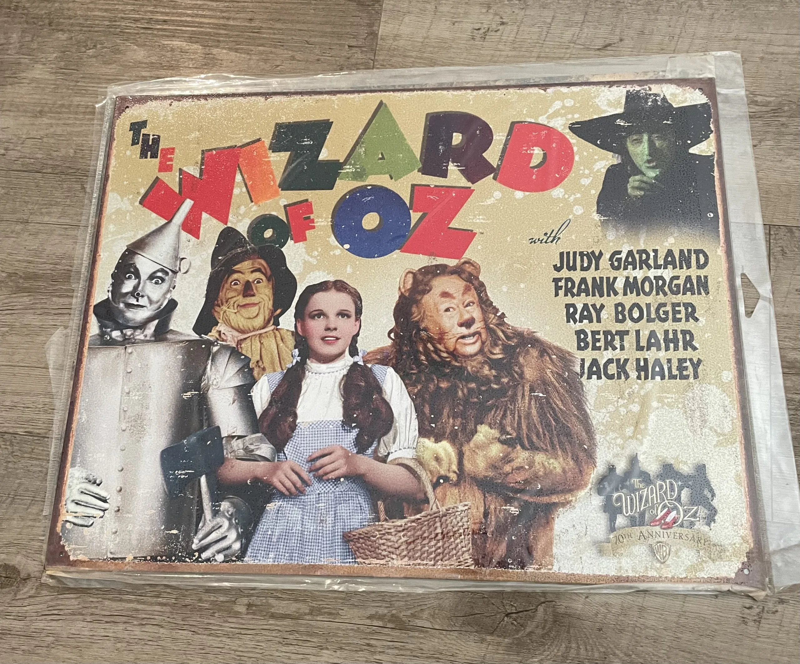 Wizard Of Oz 70th Anniversary - Tin Signs Metal Sign