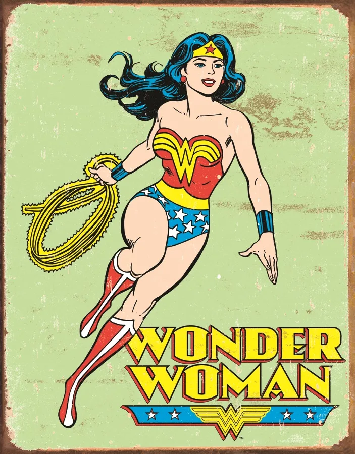 Wonder Woman - Tin Signs Metal Sign