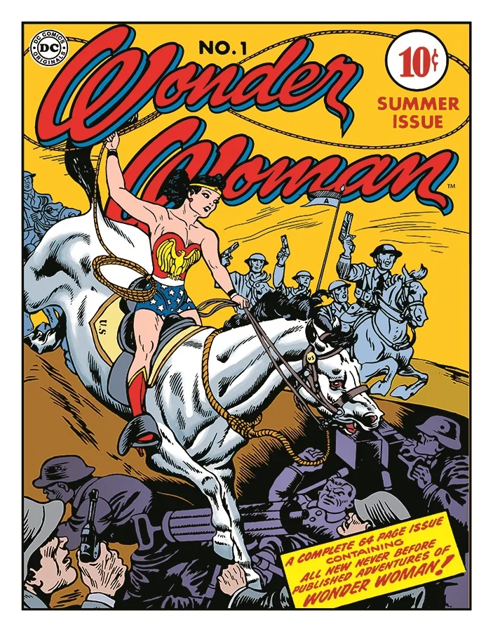 Wonder Women - No. 1-10 Cents (On Horse) - Tin Signs Metal Sign