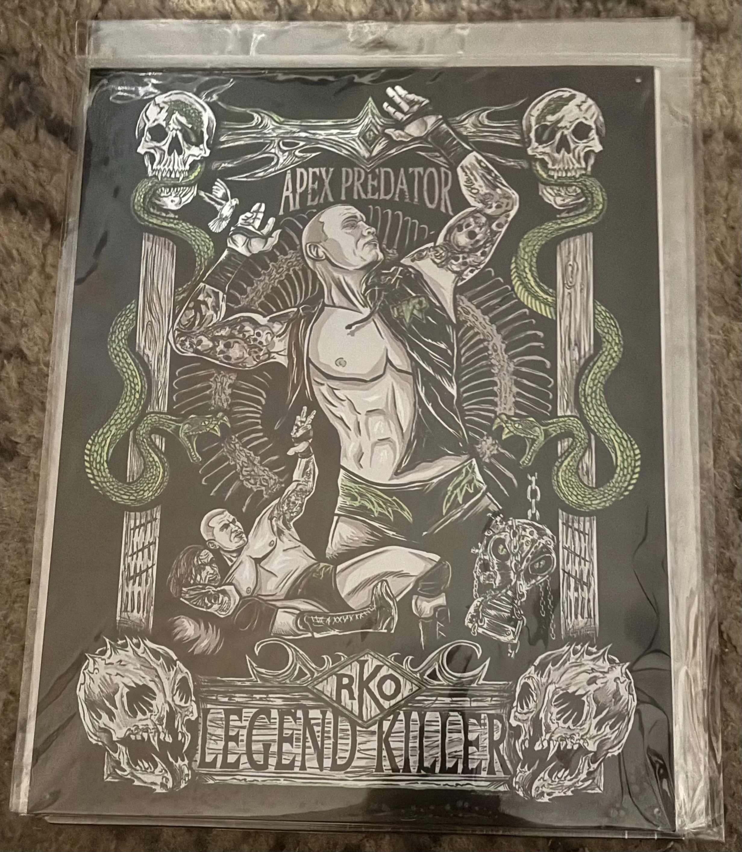 WWE-Randy Orton - Tin Signs Metal Sign