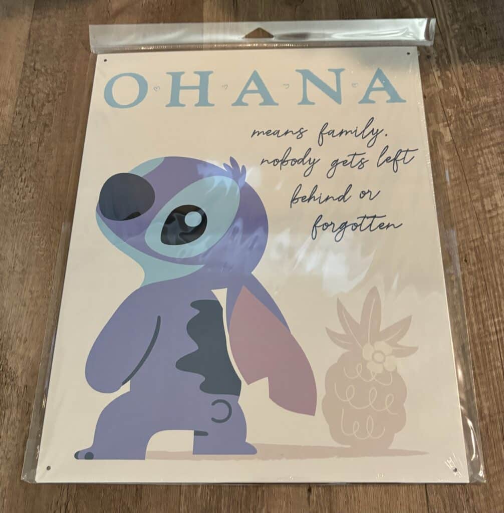 Stitch Ohana Metal Signs stitch-ohana-metal-signs