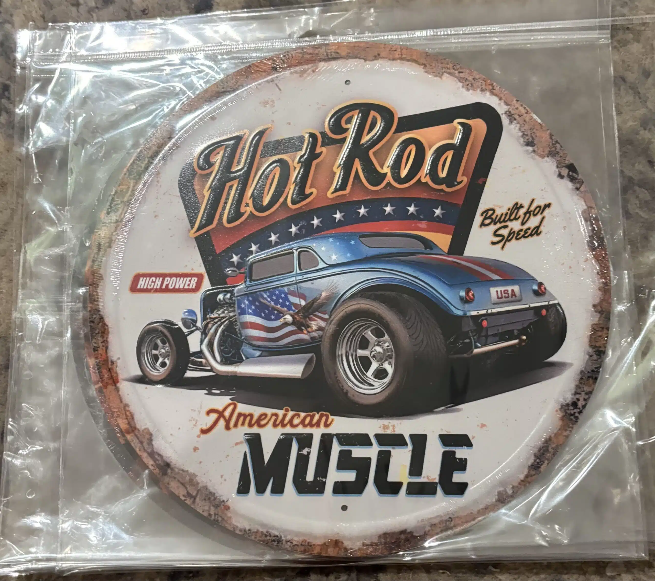 Hot Rod-American Muscle (Round)